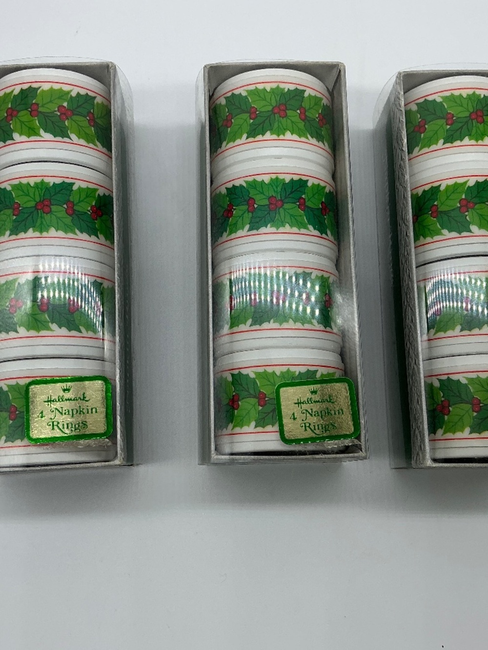 Hallmark Christmas Napkin Rings 12 total